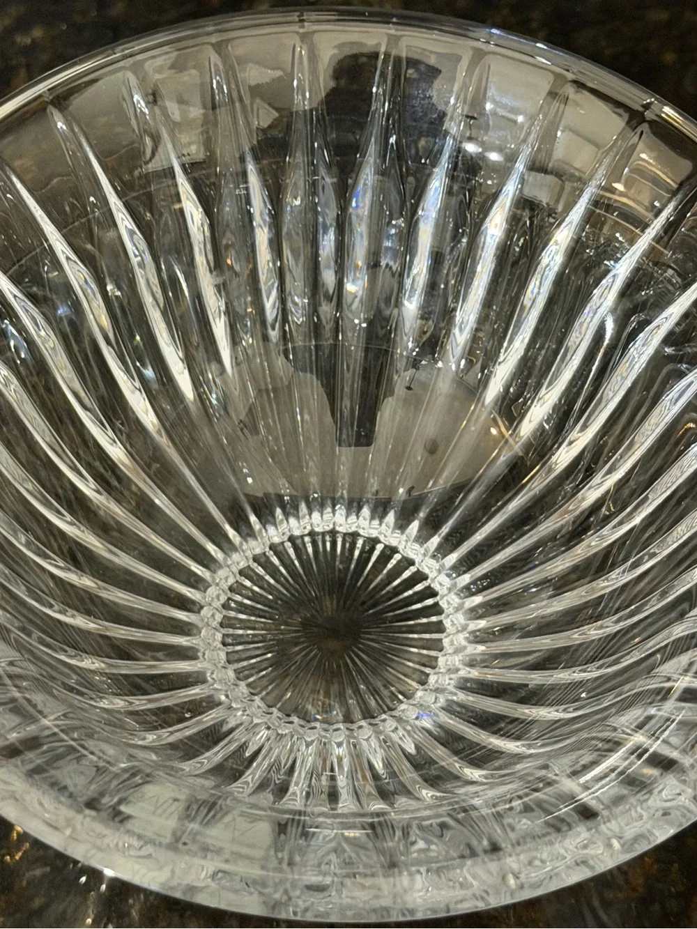 Mikasa Tiara 6” Crystal Bowl | Vintage Slovenia Glass Bowl | Original Sticker